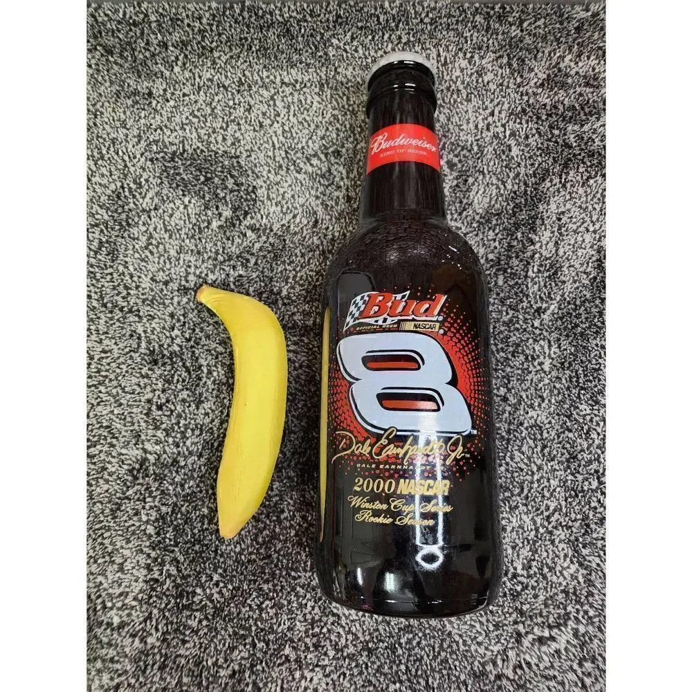 Vintage Large Bud Official Beer Nascar 8 Dale Earnhardt Jr. 2000 Nascar Winston